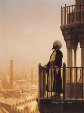  Gerome Painting - The Call to Prayer Arab Jean Leon Gerome